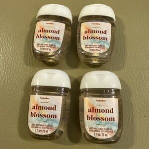 Bath Body‎ Works Almond Blossom  Pocketbac Hand Sanitizers 4pc Set